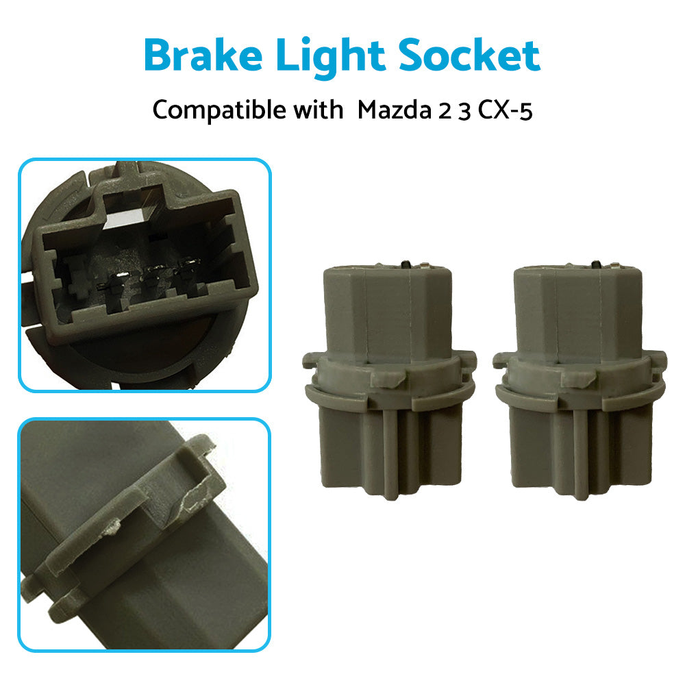{{ Suitable For Mazda 2 3 CX-5 Tail Rear Brake Light Lamp Bulb Socket Lid G14S513E7 }} - Buy Car Parts Online at {{ Kaka Auto Parts }}.