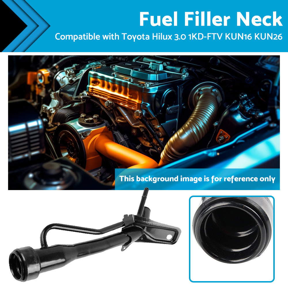 {{ Fuel Filler Neck Suitable for Toyota Hilux 3. 0 1KD-FTV KUN16 KUN26 2005-2015 }} - Buy Car Parts Online at {{ Kaka Auto Parts }}.