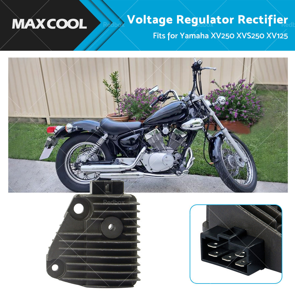 {{ VOLTAGE REGULATOR RECTIFIER FOR Yamaha XV125 XV250 Virago XVS250 V-STAR Route 66 }} - Buy Car Parts Online at {{ Kaka Auto Parts }}.