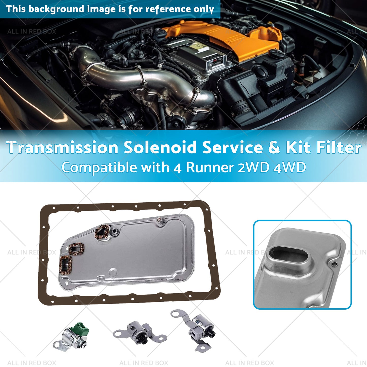 Transmission Solenoid Service and Kit Filter Suitable for 4 Runner 2WD 4WD 00-04