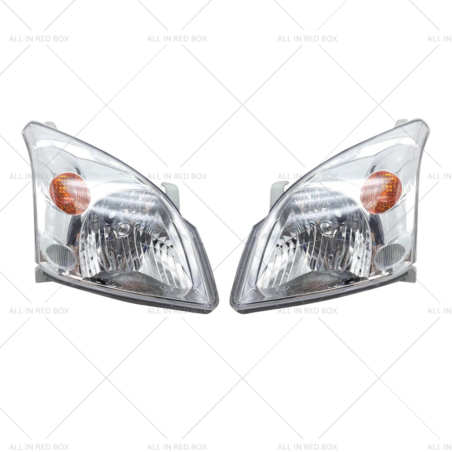 {{ Chrome Pair Headlights Suitable for Toyota Landcruiser Prado 120 Series 02-09 }} - Buy Car Parts Online at {{ Kaka Auto Parts }}.
