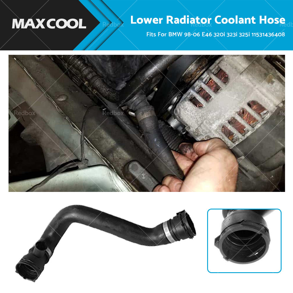 {{ Radiator Coolant Hose Lower Fits For BMW 98-06 E46 320i 323i 325i 11531436408 }} - Buy Car Parts Online at {{ Kaka Auto Parts }}.