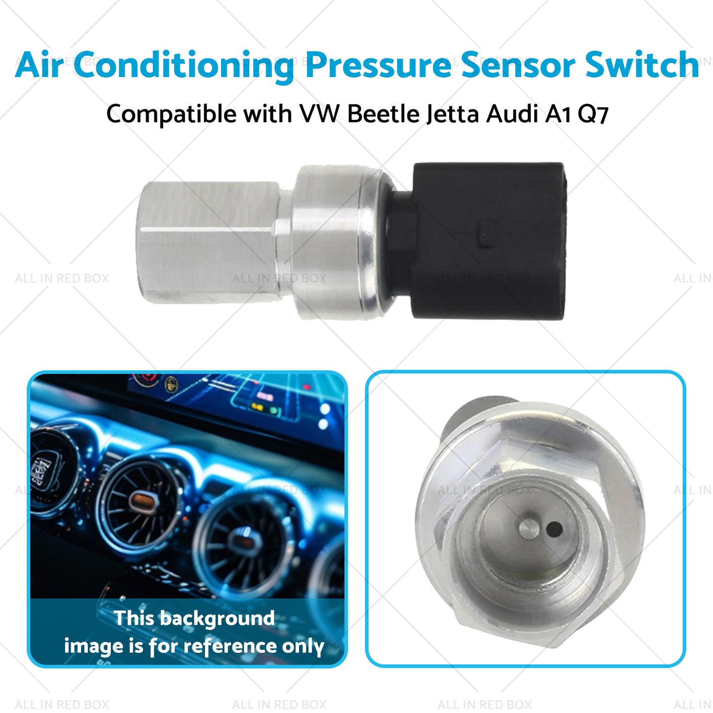 {{ Air Conditioning Pressure Sensor Switch 1K0959126E Suitable For VW Audi A3 S3 Q3 }} - Buy Car Parts Online at {{ Kaka Auto Parts }}.