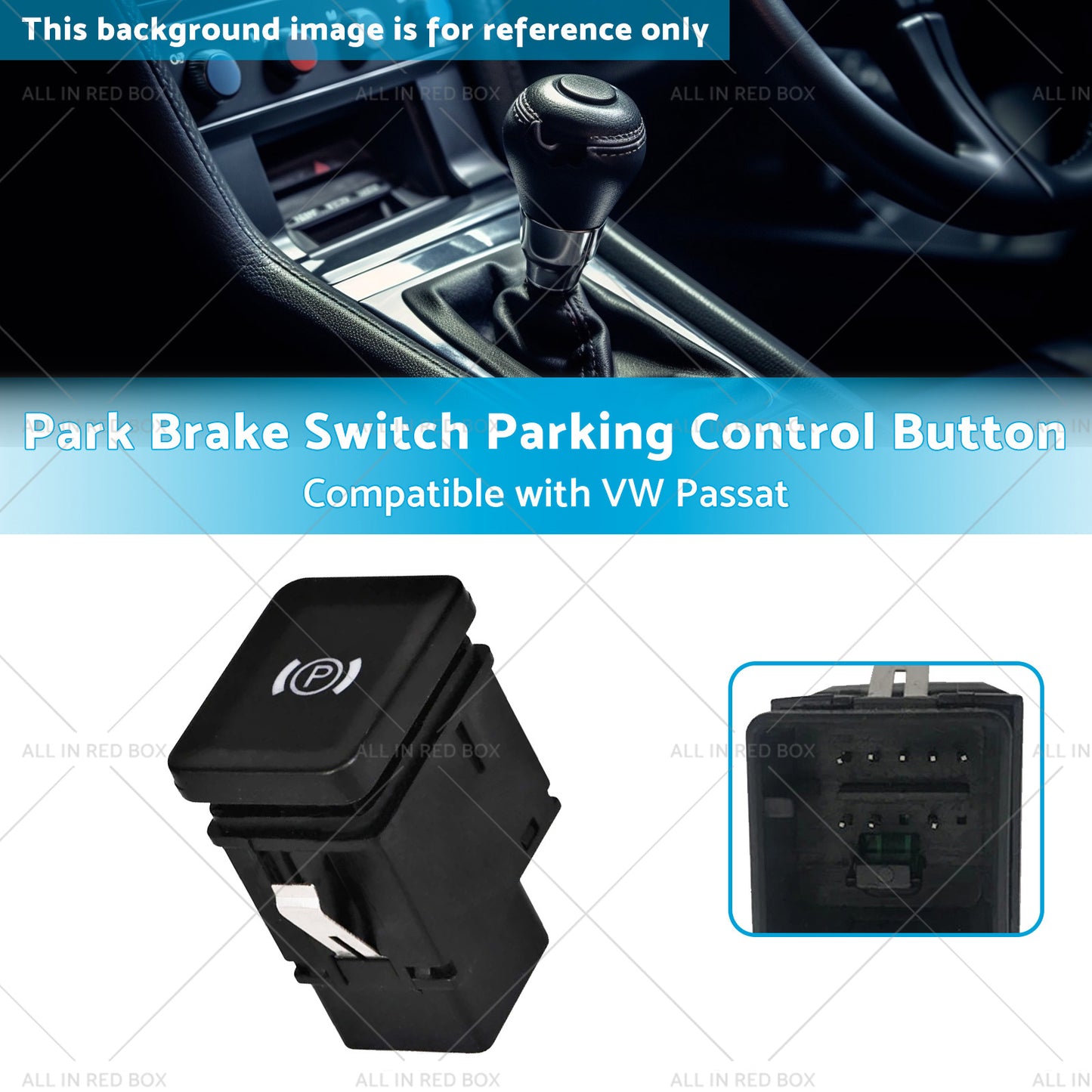 {{ 3C0927225C Park Brake Switch Parking Control Button Suitable for VW Passat 05-12 }} - Buy Car Parts Online at {{ Kaka Auto Parts }}.
