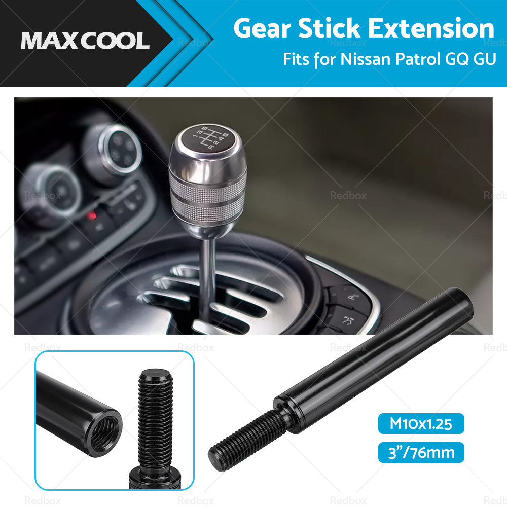 {{ 76mm Manual Gear Shifter Shift Knob Extension M10x1. 25mm For Nissan Patrol GQ GU }} - Buy Car Parts Online at {{ Kaka Auto Parts }}.