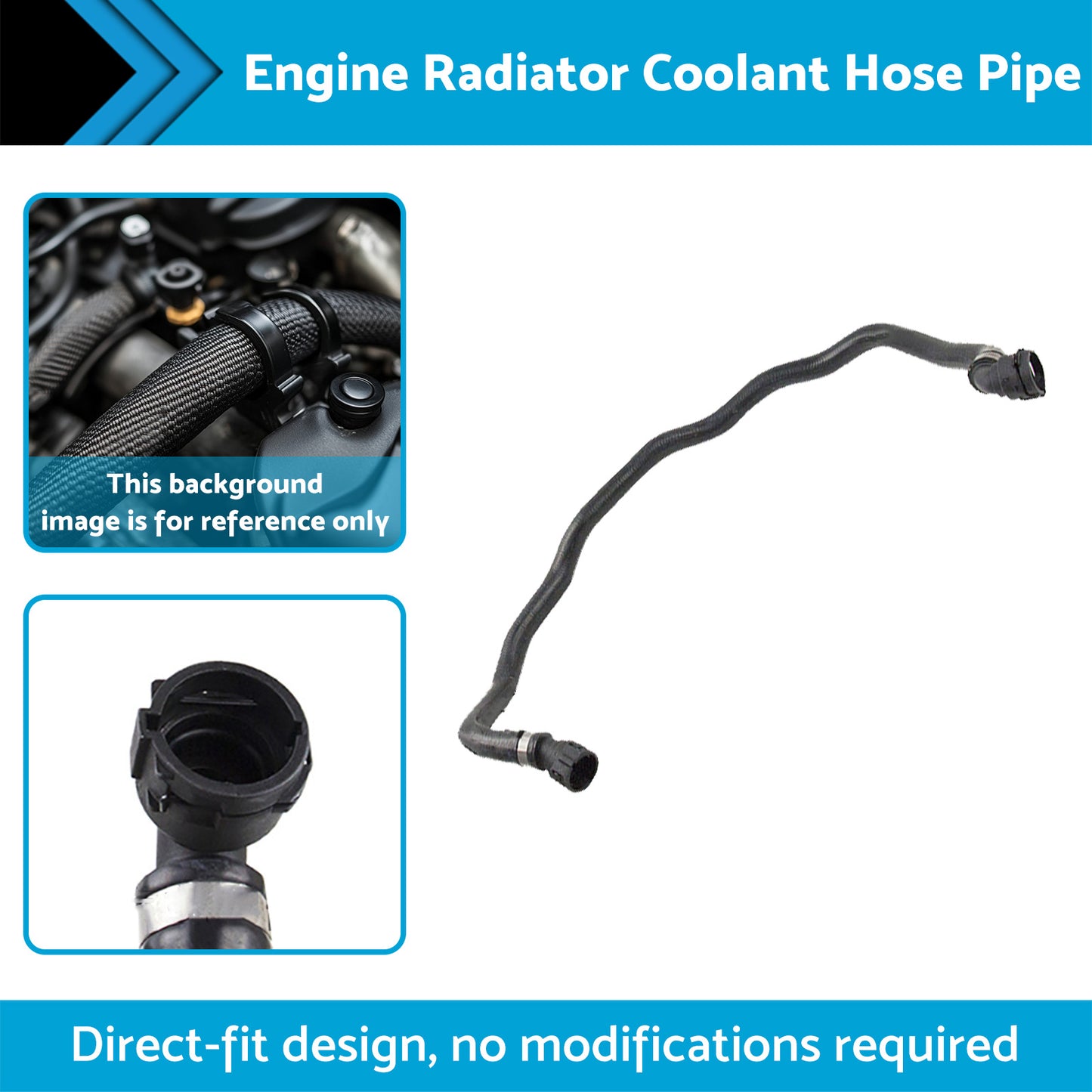 {{ Engine Radiator Coolant Hose Pipe Suitable For BMW 135i 3.0 L6 08-13 64216983858 }} - Buy Car Parts Online at {{ Kaka Auto Parts }}.