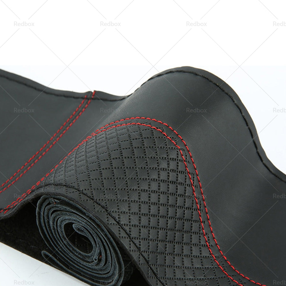 {{ Premium Leather DIY Car Steering Wheel Cover Auto Protection Needle 38cm }} - Buy Car Parts Online at {{ Kaka Auto Parts }}.