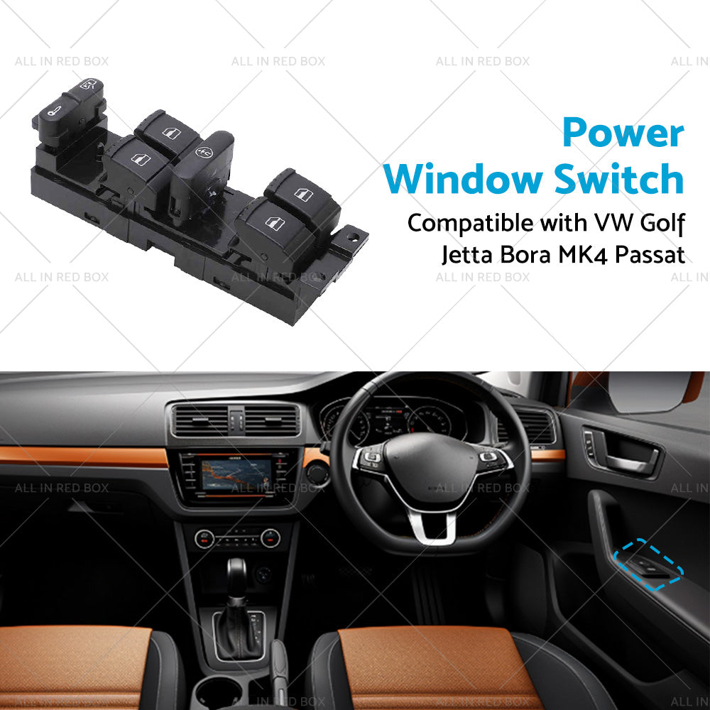 1J4959857C RH Power Window Switch Suitable For VW Golf Jetta Bora MK4 Passat