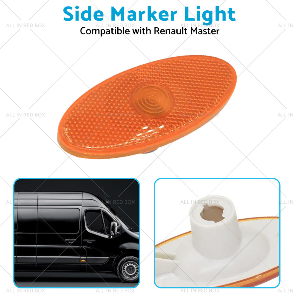 {{ NEW Side Lamp Marker Light Side Moulding Trim Lamp Suitable for Renault Master }} - Buy Car Parts Online at {{ Kaka Auto Parts }}.