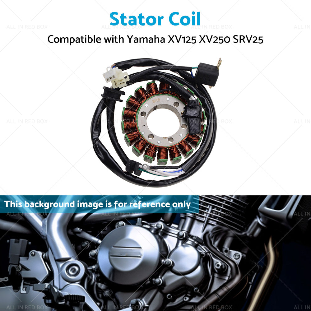 New Stator Coil Suitable For Yamaha XV125 Virago 125 XV250 SRV250 Renaissa XT600