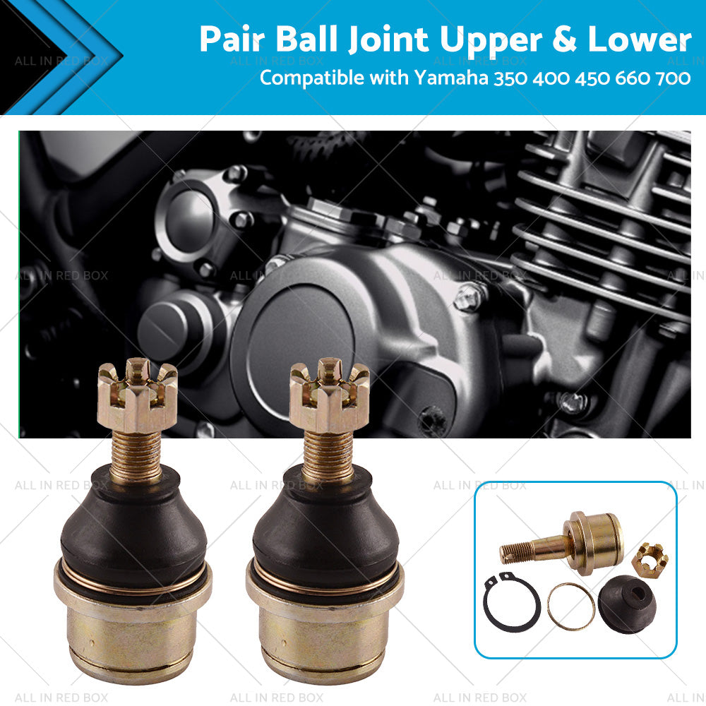 Ball Joint Upper Lower Kit Suitable for YAMAHA 350 400 450 660 700 Rhino Grizzly