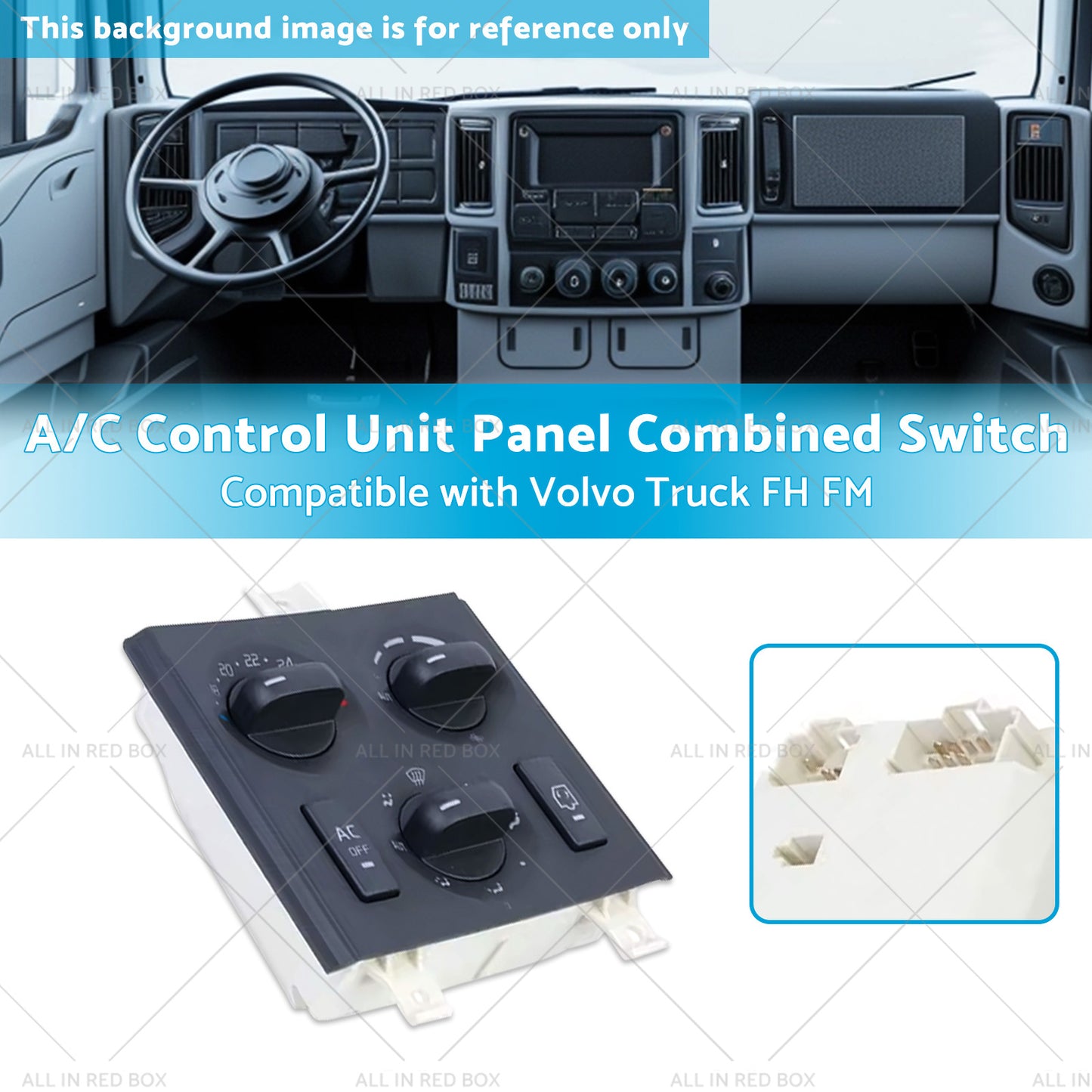 {{ 21272395 21318123 A or C Control Unit Panel Combined Switch Suitable for Truck FM }} - Buy Car Parts Online at {{ Kaka Auto Parts }}.