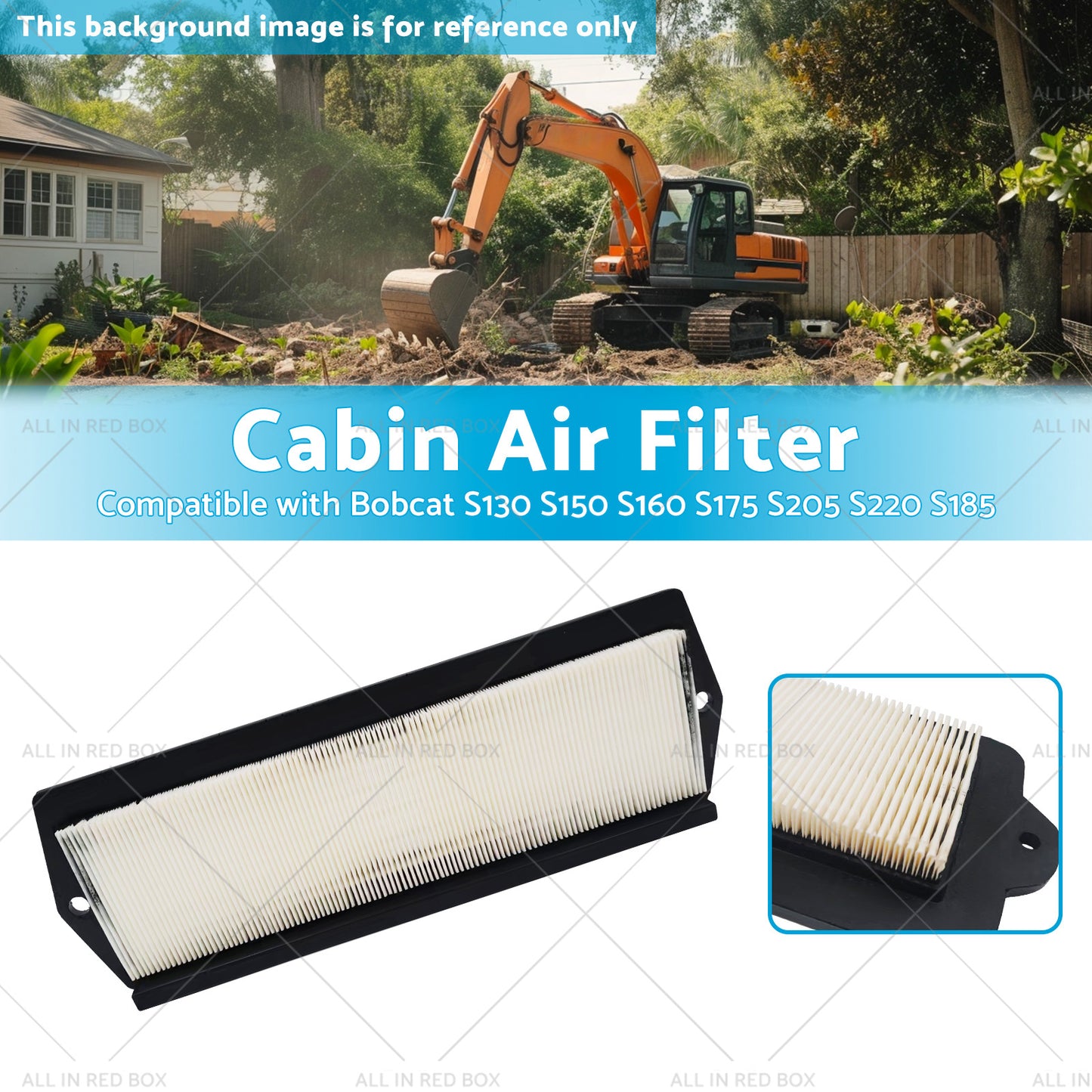 {{ Cabin Air Filter Suitable for Bobcat 6678207 S220 S185 S130 S150 S160 S175 S205 }} - Buy Car Parts Online at {{ Kaka Auto Parts }}.