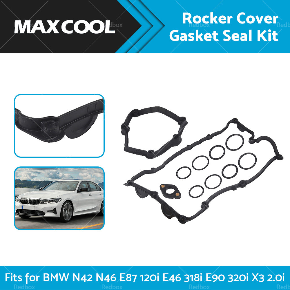 Rocker Cover Gasket and Seal Kit Fit for BMW N42 N46 E87 120i E46 318i E90 320i X3