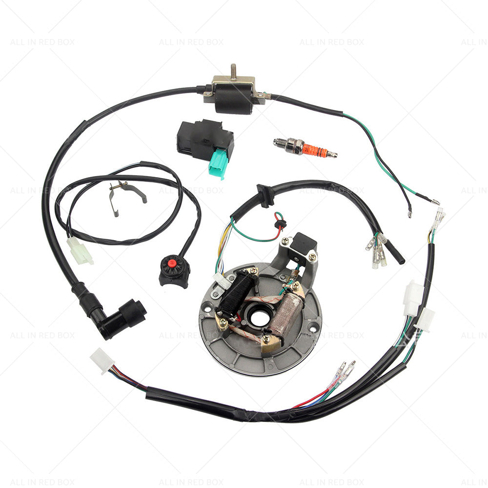{{ 50cc 125cc Wire Harness Wiring Coil Magneto for Dirt Pit Trail Bike }} - Buy Car Parts Online at {{ Kaka Auto Parts }}.