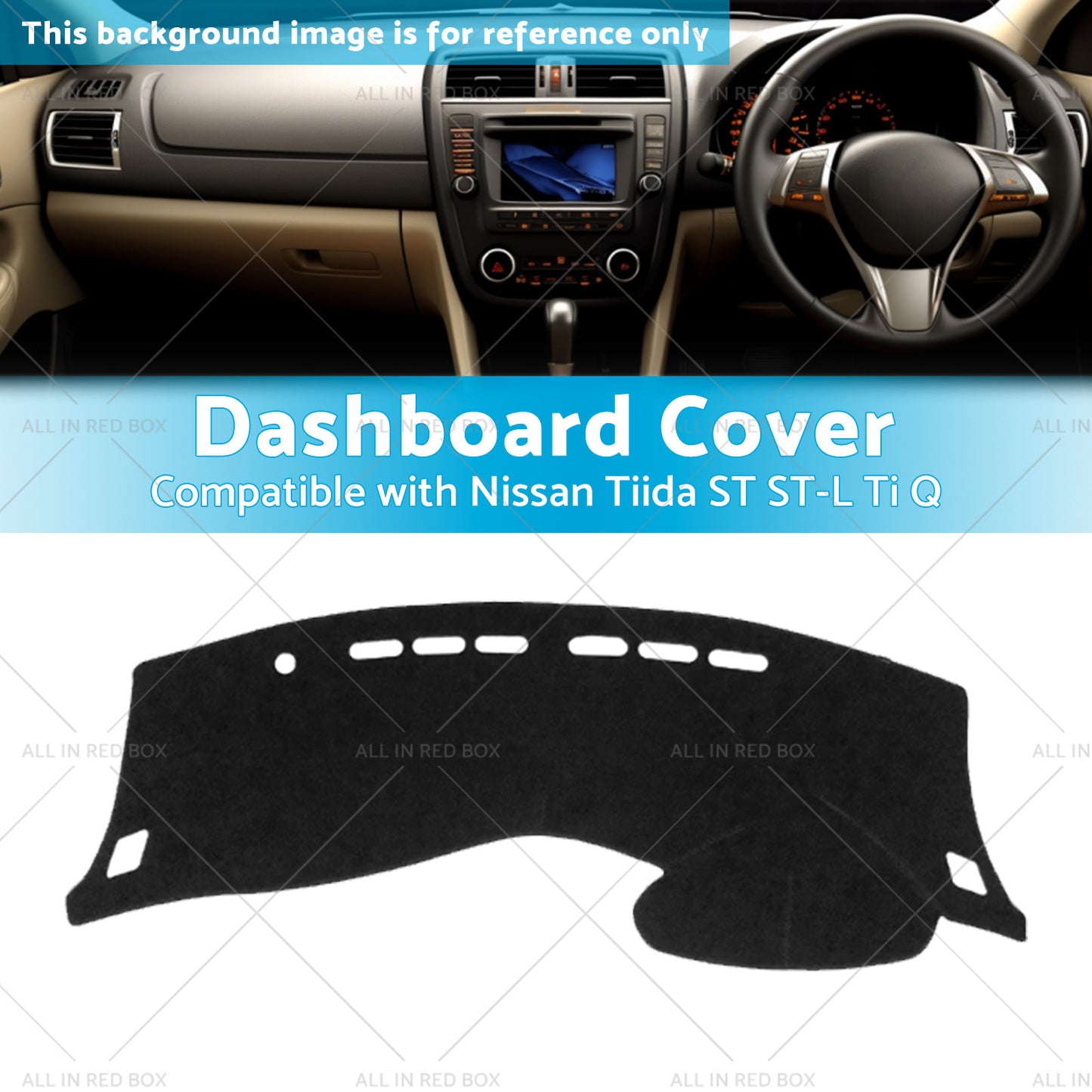 {{ Dash Cover Mat Dashboard Pat Suitable For Nissan Tiida C12 13-23 Dashboard Pad }} - Buy Car Parts Online at {{ Kaka Auto Parts }}.