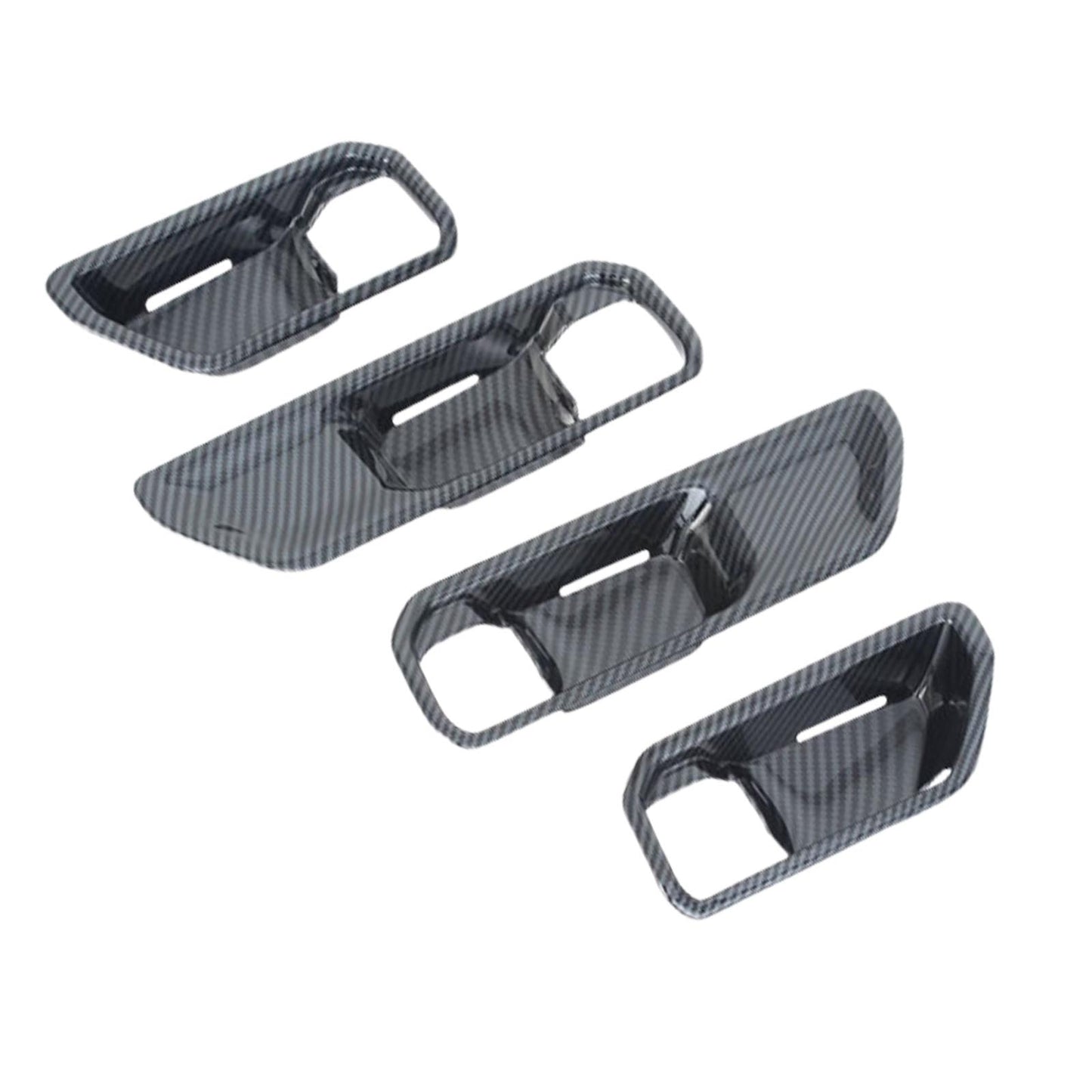 Carbon Inner Door Handle Bowl Cover Trim Suitable For Toyota Prado LC250 24-25