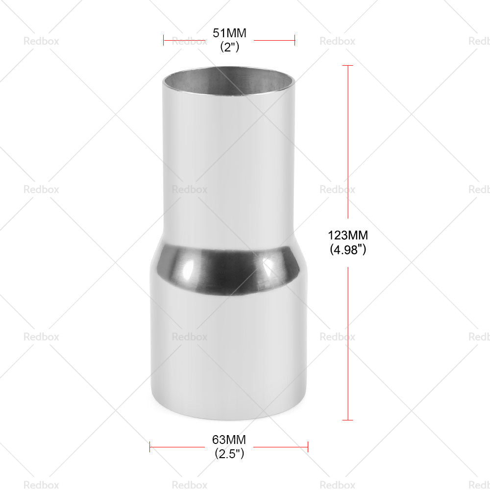 {{ 2 Up To 3 Inch OD Adaptor Steel Exhaust Tube Pipe Adapter Reducer - 2. 25 2. 5 3 }} - Buy Car Parts Online at {{ Kaka Auto Parts }}.