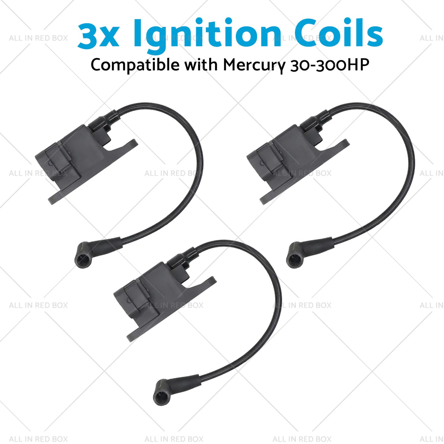 {{ 827509A10 114-7509 3x Ignition Coils Suitablefor Mercury 30-300HP Outboard Motor }} - Buy Car Parts Online at {{ Kaka Auto Parts }}.