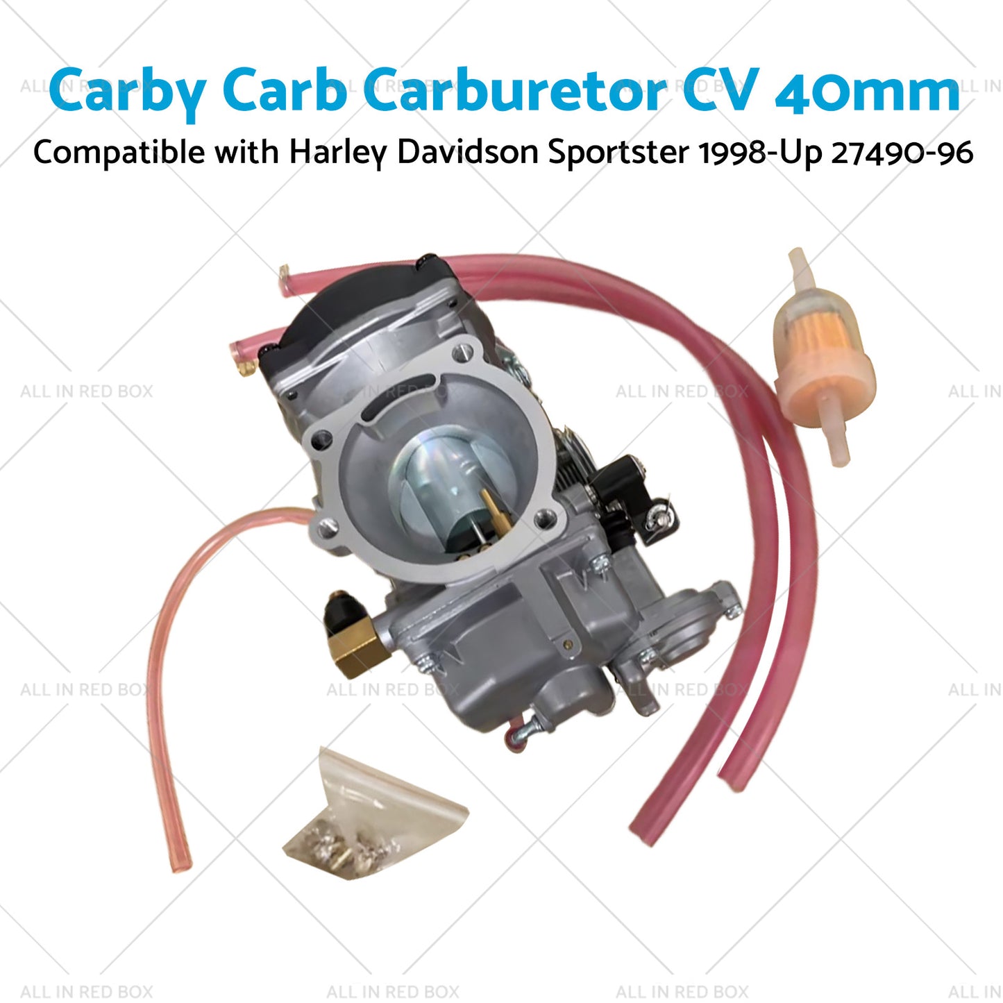 {{ Carby Carb Carburetor CV 40mm Fit For Harley Davidson Sportster 1998-Up 27490-96 }} - Buy Car Parts Online at {{ Kaka Auto Parts }}.
