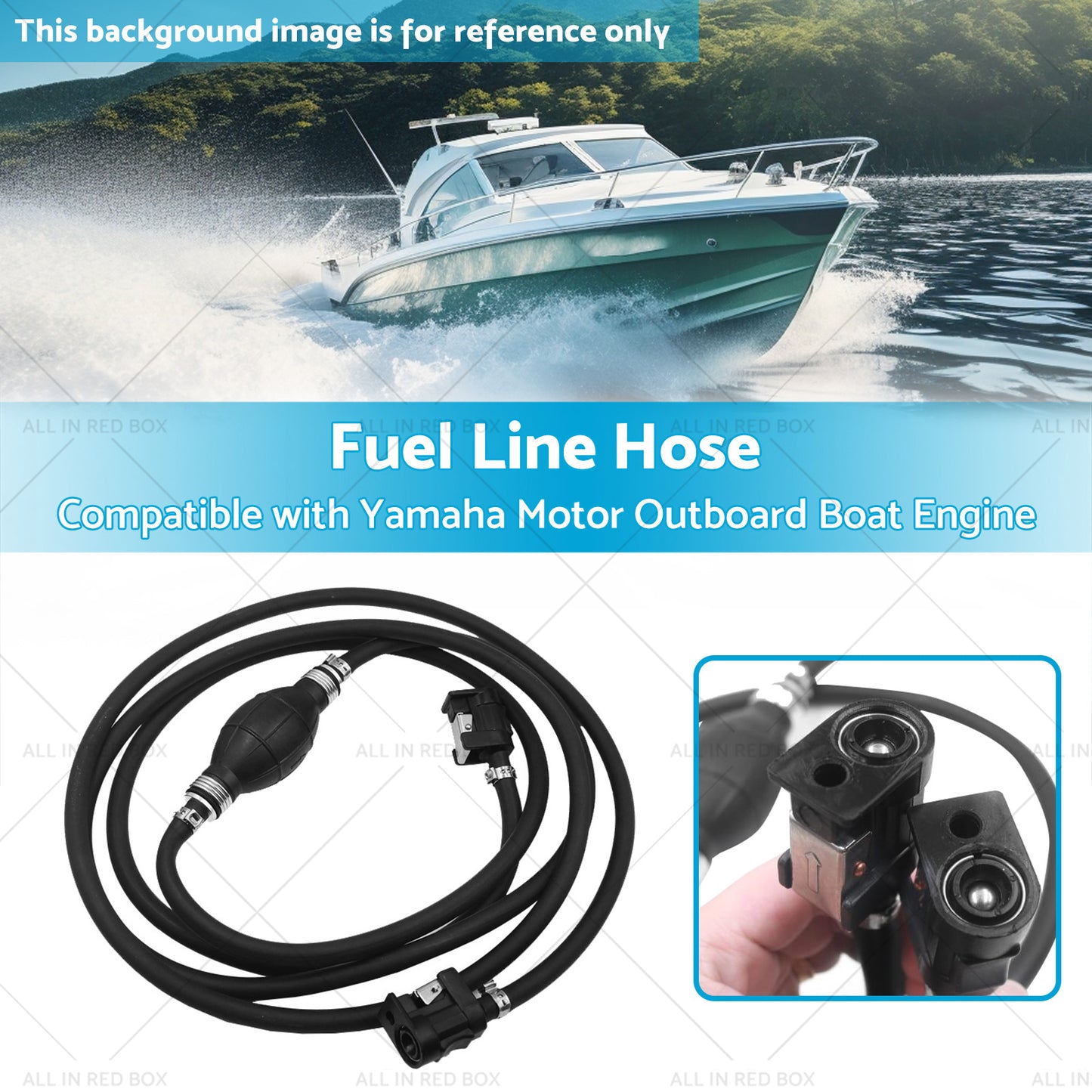 {{ Fuel Line Hose Suitable for Yamaha Motor Outboard Boat Engine Petrol Tank }} - Buy Car Parts Online at {{ Kaka Auto Parts }}.