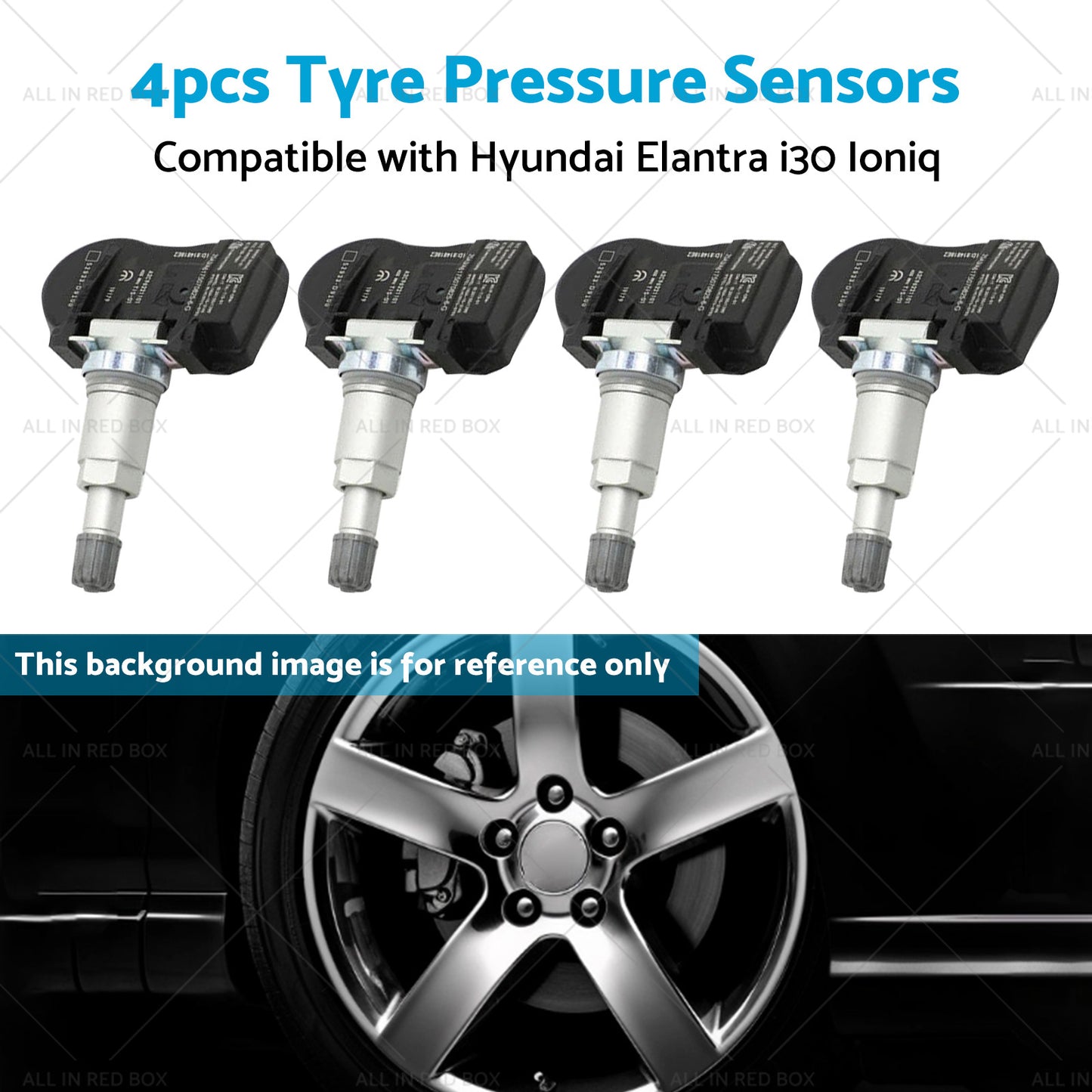 {{ 4X TPMS Tyre Pressure Sensors 52933-F2000 Suitable for Hyundai i30 i20N Elantra }} - Buy Car Parts Online at {{ Kaka Auto Parts }}.