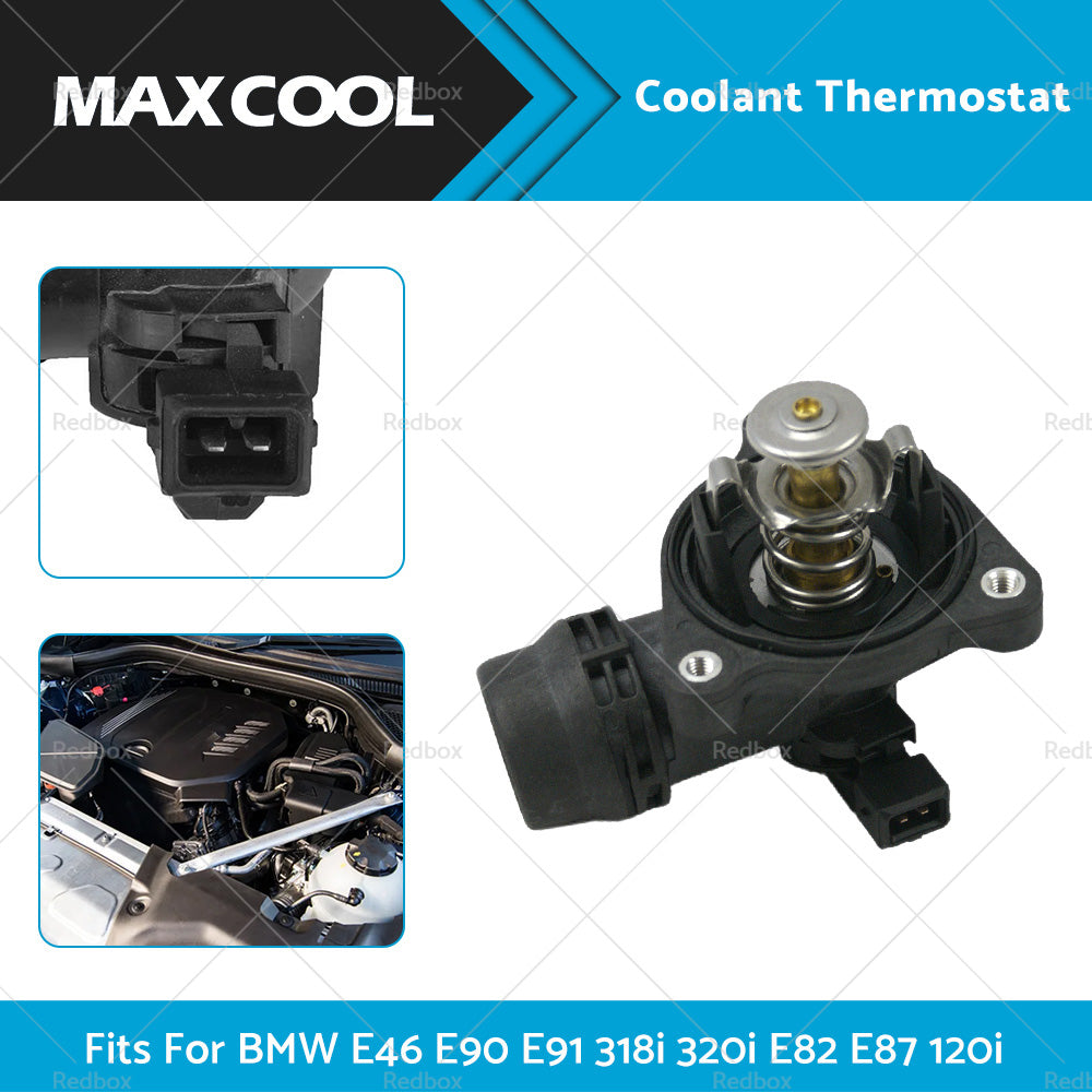 {{ Coolant Thermostat for BMW E46 E90 E91 318i 320i E82 E87 120i E88 X1 E84 X3 E83 }} - Buy Car Parts Online at {{ Kaka Auto Parts }}.