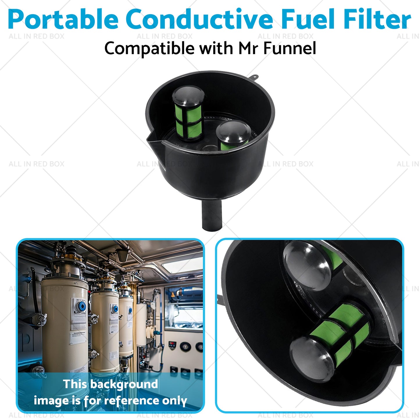 {{ 12 GPM Portable Conductive Fuel Filter Suitable for Mr Funnel AF15CB F15C }} - Buy Car Parts Online at {{ Kaka Auto Parts }}.
