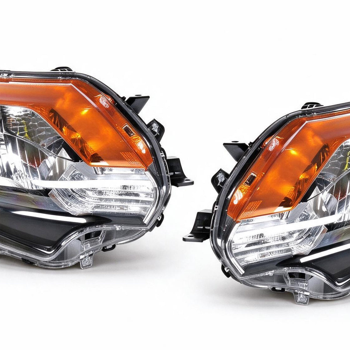 Head Light AM Halogen Black Lower Bezel RHD Set LH RH Suitable for Mitsubishi - XQ1