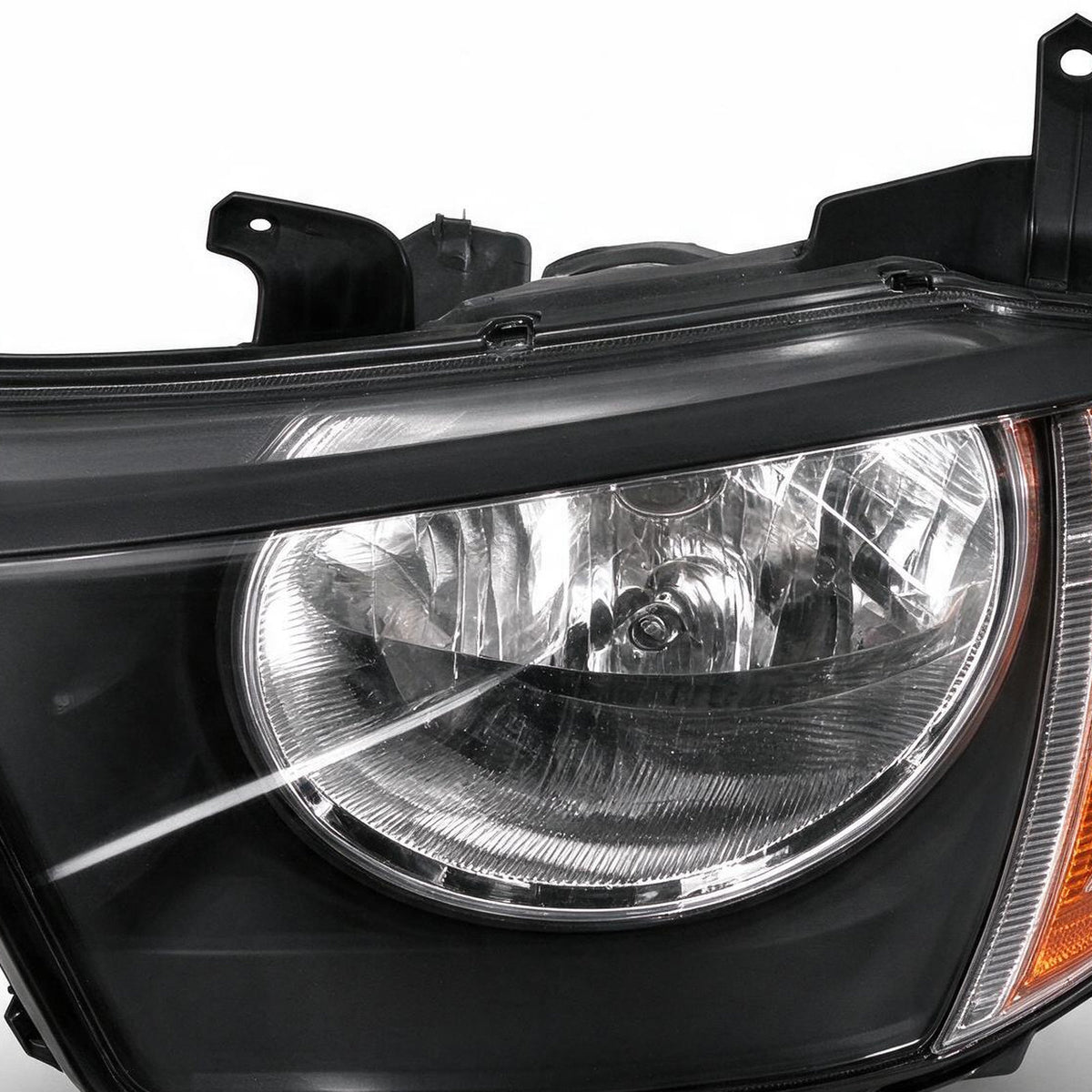 Head Light Round Reflector Amber Indicator Suitable for Mitsubishi Triton ML GLS - XQ1