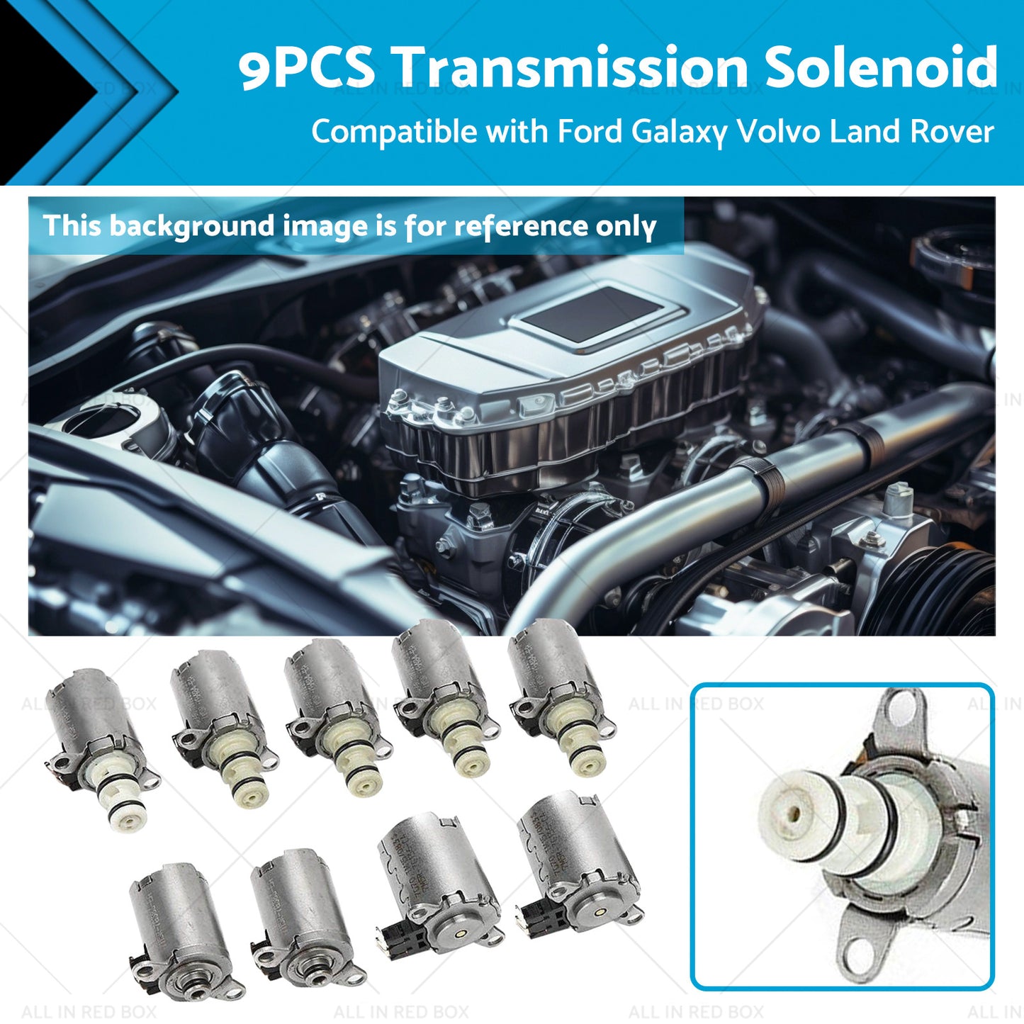 MPS6 Transmission Solenoid Kit Suitable For Ford Galaxy Volvo Land Rover 6 Speed