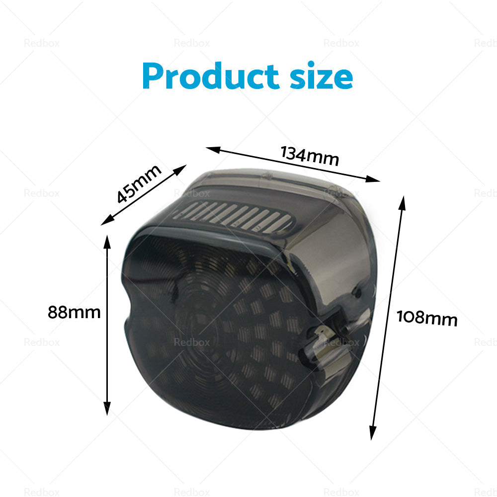 {{ LED Rear Tail Light Brake Smoke Suitable For Harley Touring Dyna Glide Softail }} - Buy Car Parts Online at {{ Kaka Auto Parts }}.