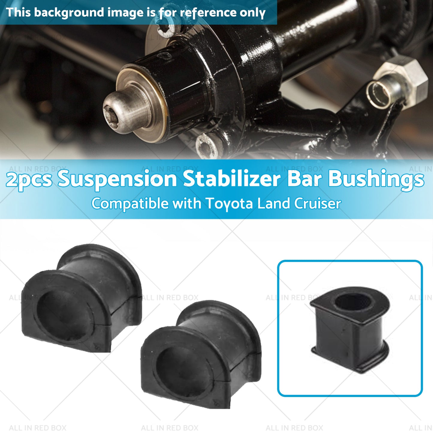 {{ 2PCS Suspension Stabilizer Bar Bushings Suitable for Toyota Land Cruiser 93-97 }} - Buy Car Parts Online at {{ Kaka Auto Parts }}.