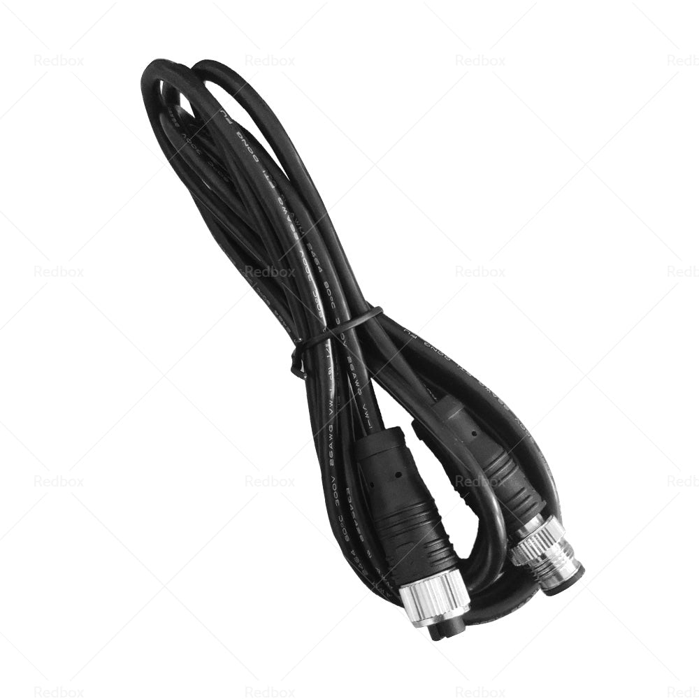 2m NMEA2000 Drop Cable Black 5-Core Female Straight Head to Male Straight Head