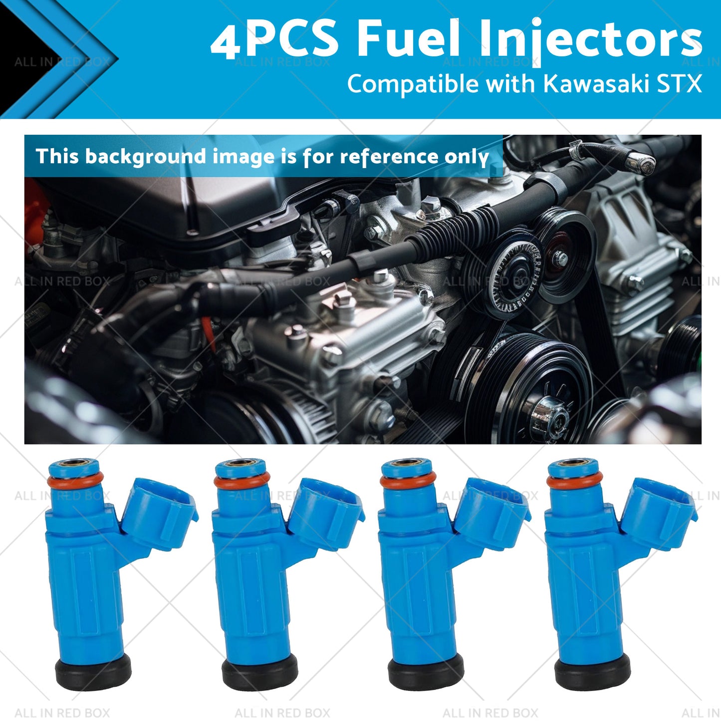 {{ 4PCS Fuel Injectors Suitable for STX 15F 2003-2007 Kawasaki STX 12F 2004-2016 }} - Buy Car Parts Online at {{ Kaka Auto Parts }}.