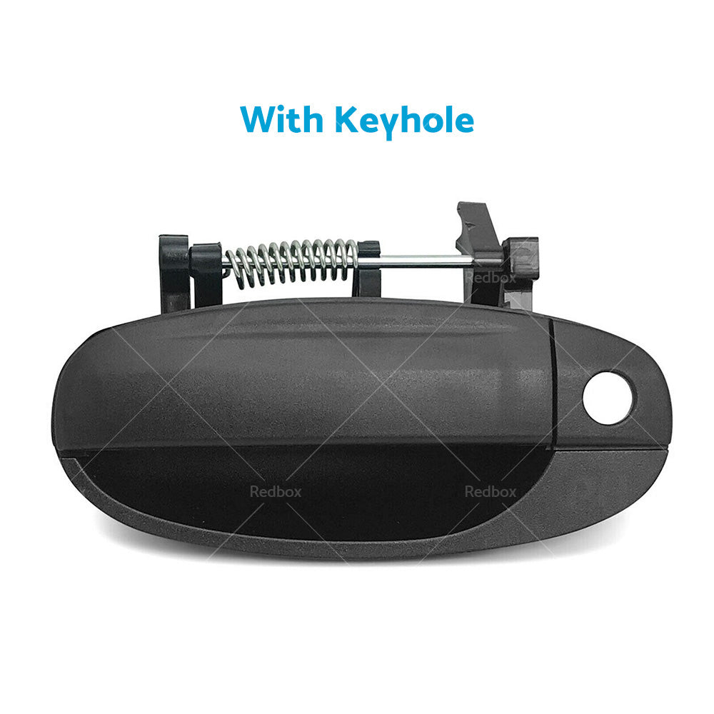Front Outer RH Right Hand Door Handle Black For Holden Barina TK Hatch 2005~2011