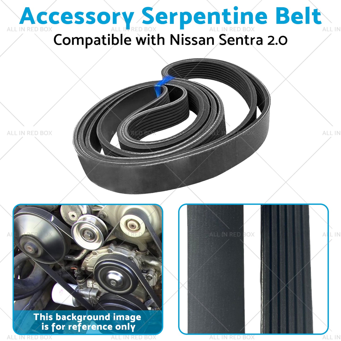 {{ 11720-ET00A Accessory Serpentine Belt Suitable for Nissan Sentra 2. 0 07-12 }} - Buy Car Parts Online at {{ Kaka Auto Parts }}.