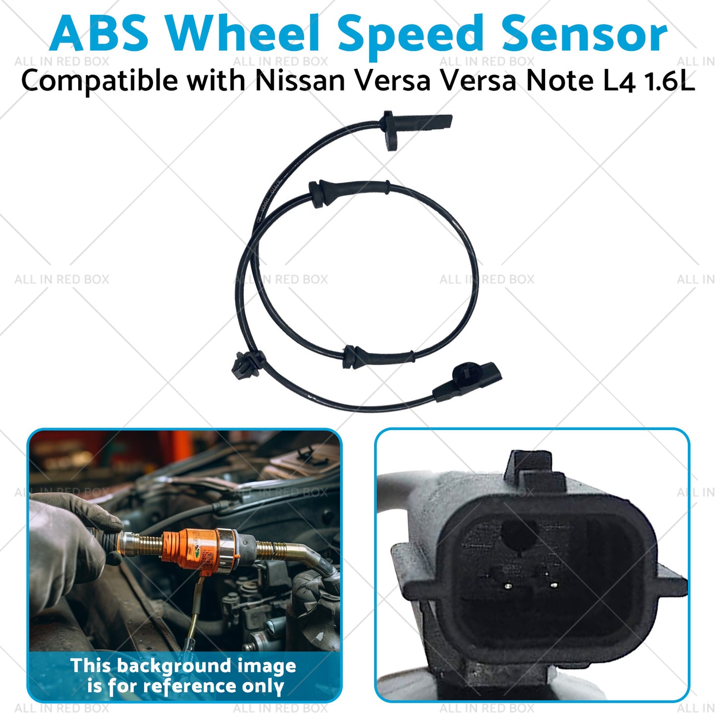 {{ ABS Wheel Speed Sensor Suitable for Nissan Versa Versa Note L4 1.6L Front L or R }} - Buy Car Parts Online at {{ Kaka Auto Parts }}.