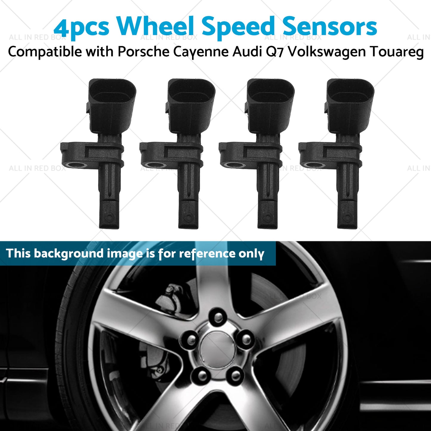 {{ 4x Wheel Speed Sensor Suitablefor Audi Q7 4LB Porsche Cayenne 92A VW Touareg 7P5 }} - Buy Car Parts Online at {{ Kaka Auto Parts }}.