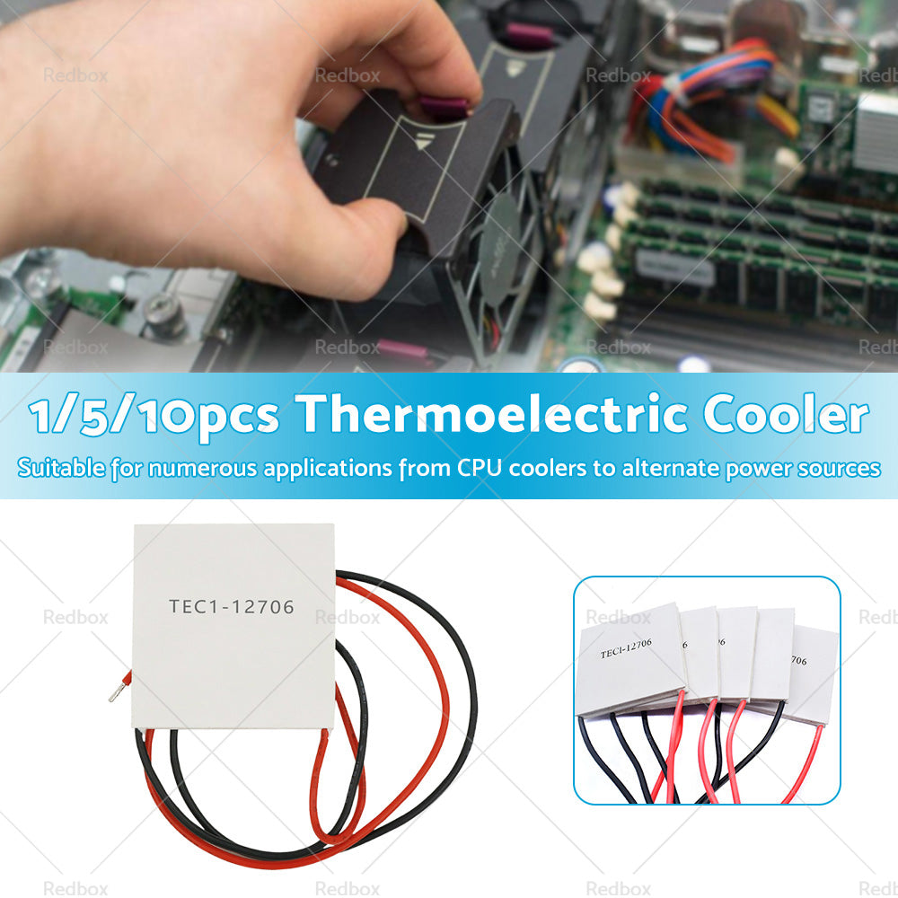{{ 1 / 5 / 10 PCS TEC1-12706 Heatsink Thermoelectric Peltier Module Cooler Plate }} - Buy Car Parts Online at {{ Kaka Auto Parts }}.