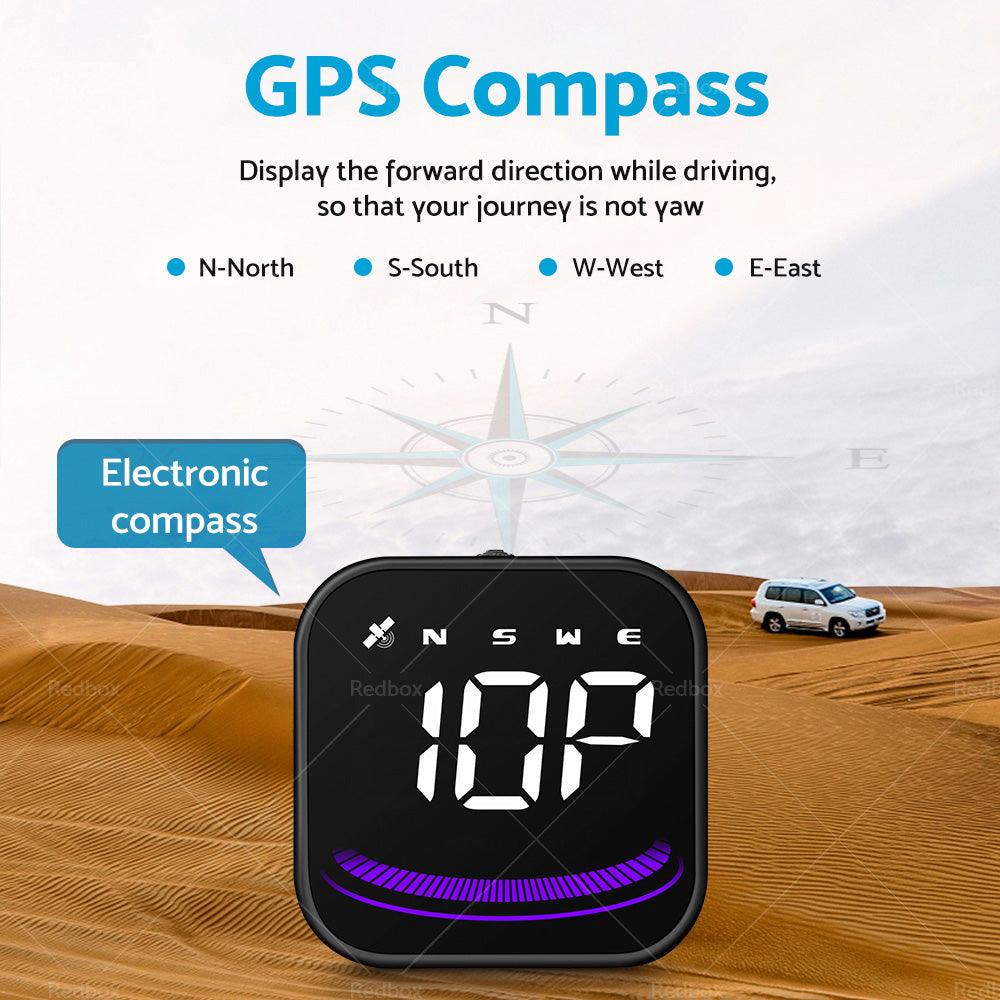 Digital Speedometer Universal GPS Car HUD Head Up Display MPH Overspeed Alarm AU