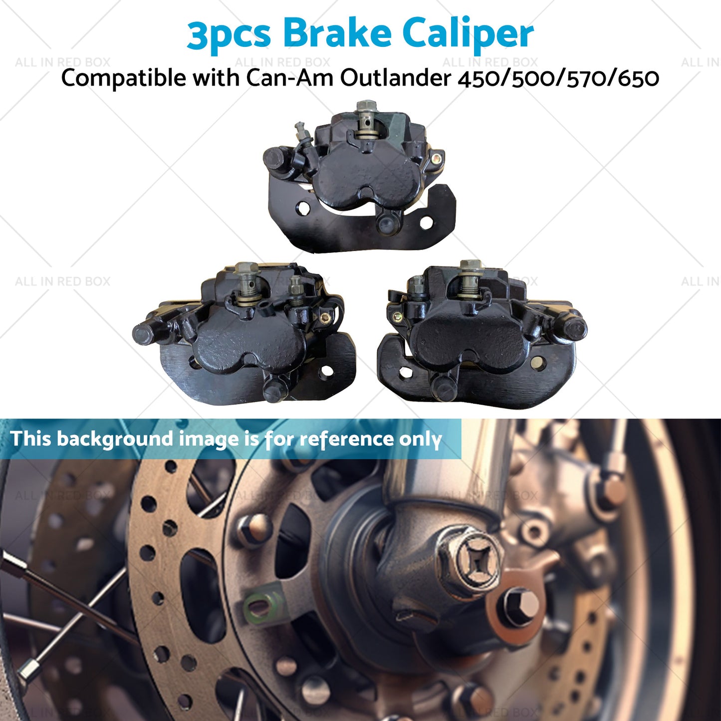{{ Front and Rear Brake Caliper Set for Can-Am Outlander 450 500 570 650 800 850 1000 }} - Buy Car Parts Online at {{ Kaka Auto Parts }}.
