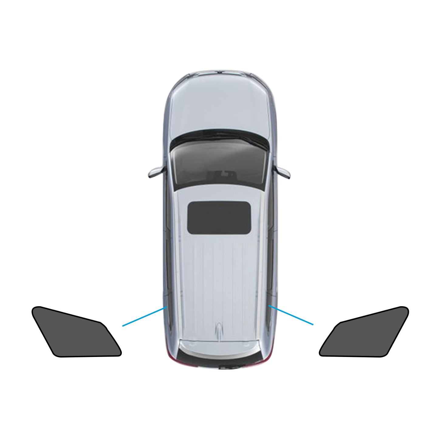 Window Magnetic Mesh Sunshades Suitable for Kia Sportage 21-24 UVA Protection