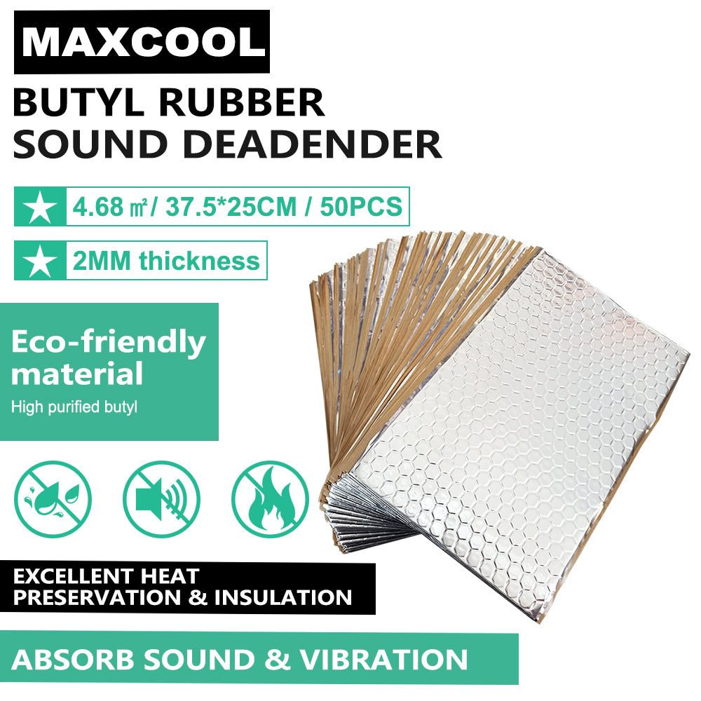 Car Butyl Rubber Sound Deadener Proofing Roll Insulation Self Adhesive