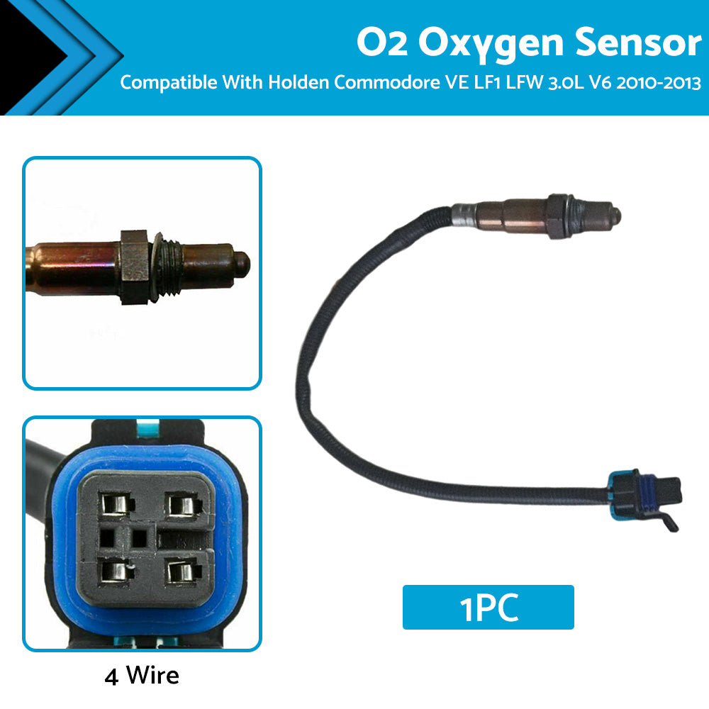 {{ O2 Oxygen Sensor 4 Wire For Commodore VE LF1 LFW 3. 0L V6 10-13 12616203 }} - Buy Car Parts Online at {{ Kaka Auto Parts }}.