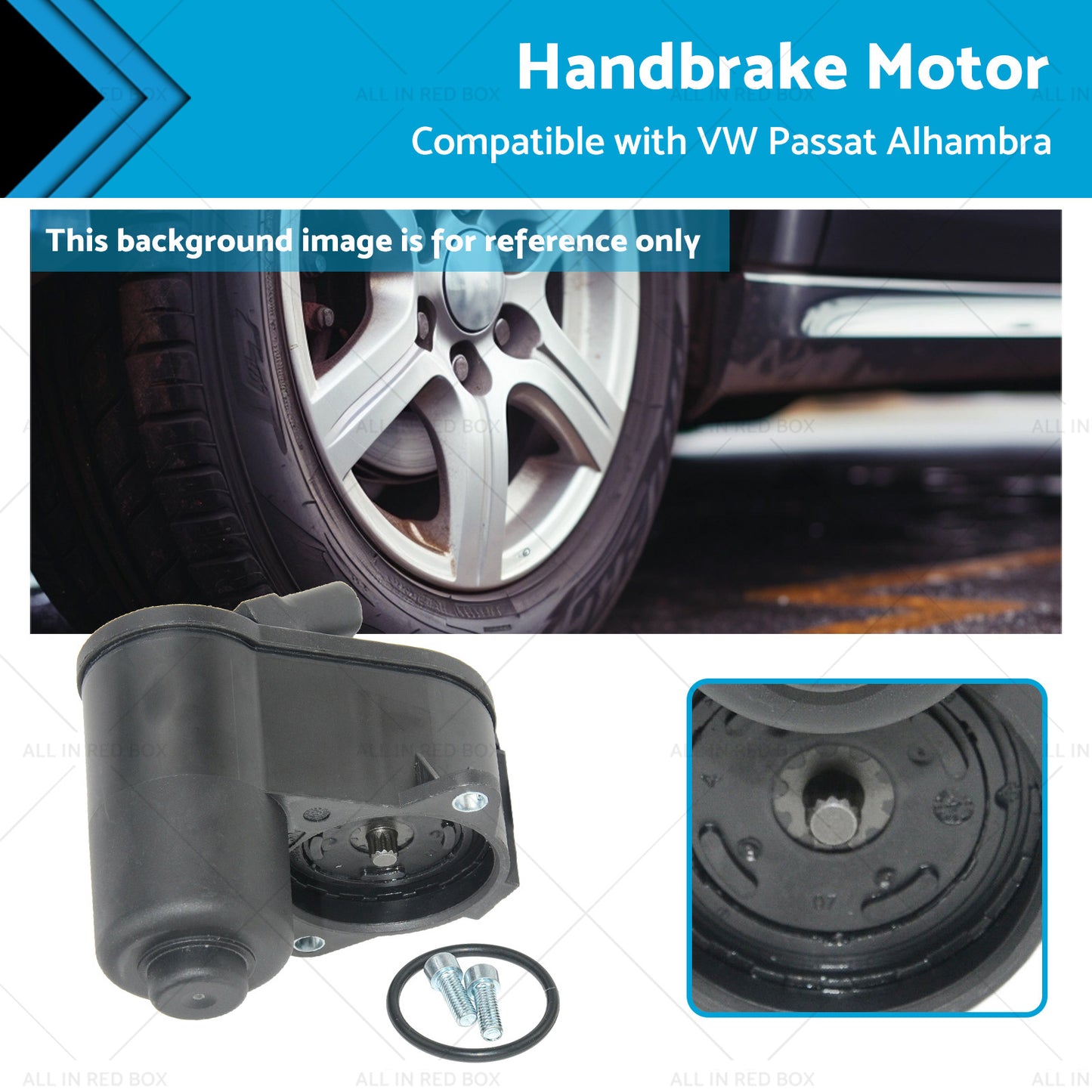 {{ 3C0998281A 3C0998281B Handbrake Motor Suitable for Audi VW Passat Alhambra 08-15 }} - Buy Car Parts Online at {{ Kaka Auto Parts }}.