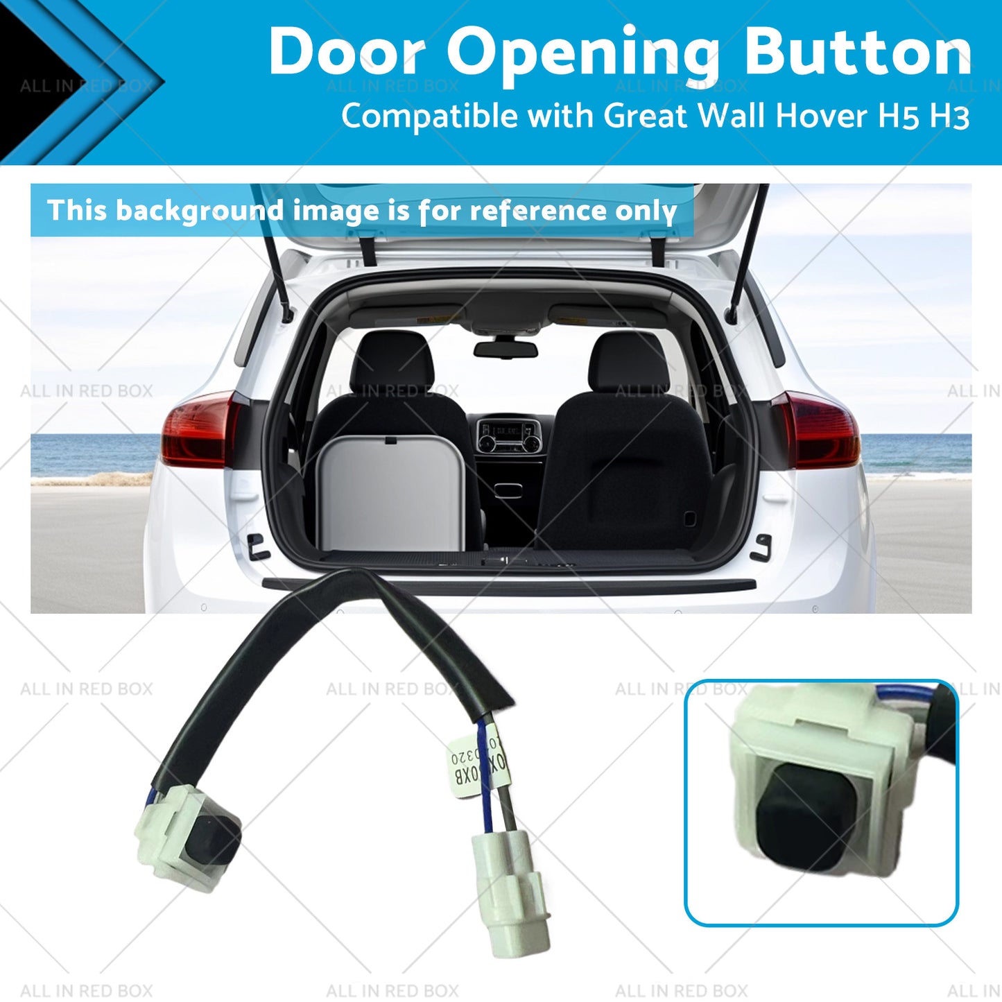{{ 6305120-K80 Car Rear Door Opening Button Suitable for Great Wall Hover H5 H3 }} - Buy Car Parts Online at {{ Kaka Auto Parts }}.