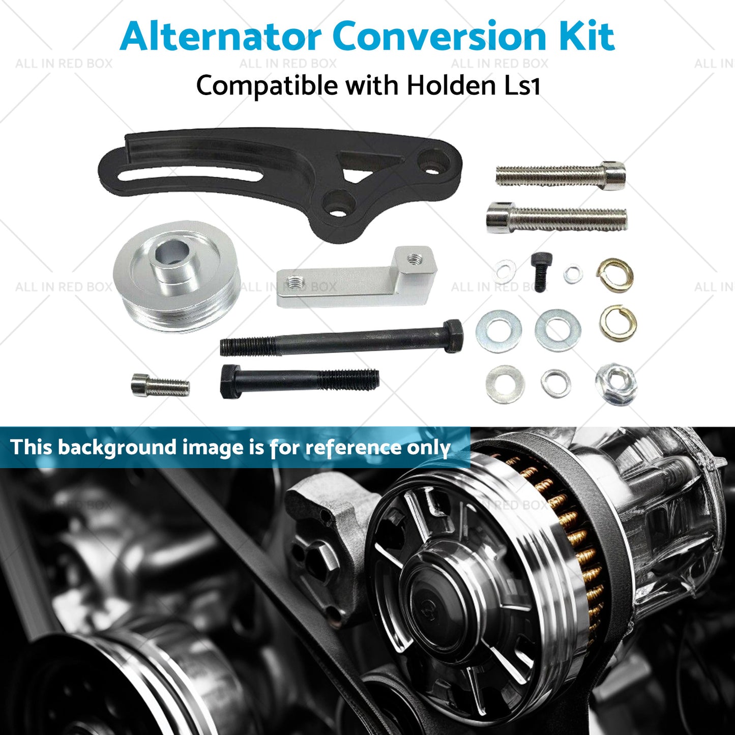 {{ Alternator Conversion Kit Suitable for Holden Ls1 Skyline R32 RB30 RB26 R33 R34 }} - Buy Car Parts Online at {{ Kaka Auto Parts }}.
