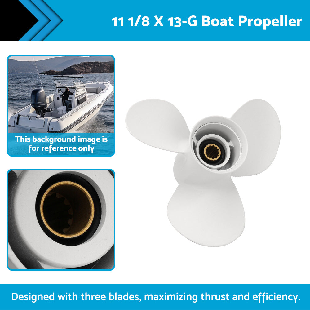 Boat Propeller 11 1 or 8 X 13-G Outboard Motor 3 Blade Suitable For Yamaha 30-60HP