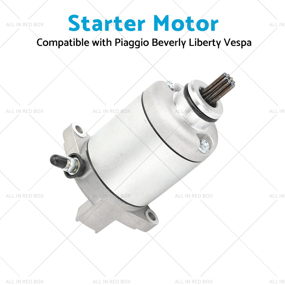 {{ Starter Suitable For Piaggio Fly 125 Vespa LX 125 Liberty 150 X8 X9 200 X-Evo }} - Buy Car Parts Online at {{ Kaka Auto Parts }}.